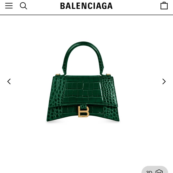 Balenciaga crossbody handle, forest green purse. - Picture 1 of 3